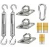 Triangular Shade Sail 304 Stainless Steel Accessories Outdoor Shade Sail Screw Diamond Set -Outdoor Furniture Store 100156830 1