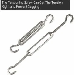 Triangular Shade Sail 304 Stainless Steel Accessories Outdoor Shade Sail Screw Diamond Set -Outdoor Furniture Store 100156830 3