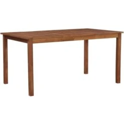 Garden Table 150x90x74 Cm Solid Acacia Wood VidaXL