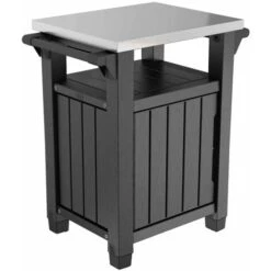 Multifunctional Outdoor Table For BBQ Unity Classic Woodlook Keter