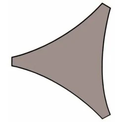 Shade Sail Triangle 5 M Taupe GSS3500TA Perel -Outdoor Furniture Store 10976551 3