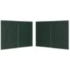 Party Tent Sidewall 2 Pcs With Zipper PE Green VidaXL -Outdoor Furniture Store 11439059 1