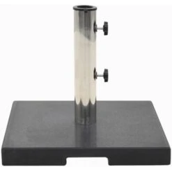 Parasol Base Granite 20 Kg Square Black VidaXL
