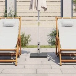 Parasol Base Granite 20 Kg Square Black VidaXL 10 Parasol Base Granite 20 Kg Square Black VidaXL -Outdoor Furniture Store 11483264 4