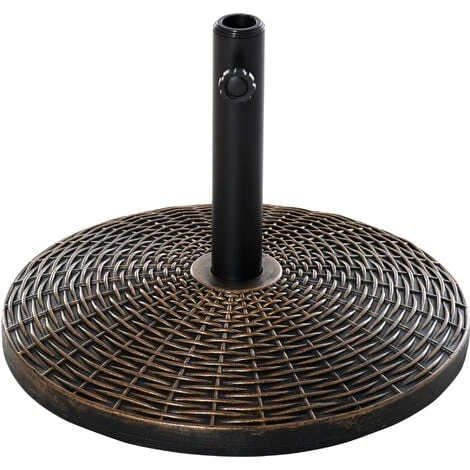 Outsunny 25KG Patio Weighted Umbrella Base Parasol Holder Outdoor Stand 3 Outsunny 25KG Patio Weighted Umbrella Base Parasol Holder Outdoor Stand