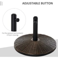Outsunny 25KG Patio Weighted Umbrella Base Parasol Holder Outdoor Stand 10 Outsunny 25KG Patio Weighted Umbrella Base Parasol Holder Outdoor Stand -Outdoor Furniture Store 11678847 4
