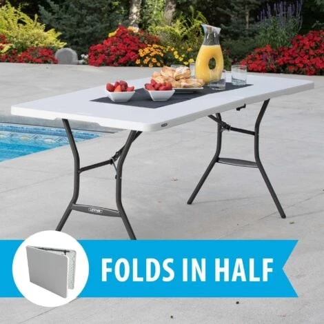 Lifetime 6-Foot Fold-In-Half Table (Essential) 5 Lifetime 6-Foot Fold-In-Half Table (Essential) - Image 3
