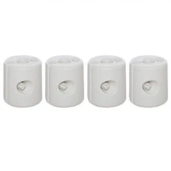 Outsunny Tent Weight Base 4pcs Gazebo Foot Leg Anchor Weights Marquee White