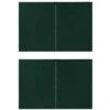 Party Tent Doors 2 Pcs With Zipper Green VidaXL -Outdoor Furniture Store 11865691 1