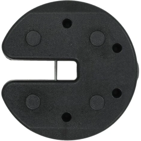 Gazebo Weight Plates 4 Pcs Black 220x50 Mm Concrete VidaXL 6 Gazebo Weight Plates 4 Pcs Black 220x50 Mm Concrete VidaXL - Image 4
