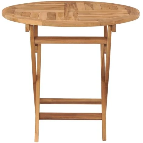 Folding Garden Table 85x76 Cm Solid Teak Wood VidaXL 6 Folding Garden Table 85x76 Cm Solid Teak Wood VidaXL - Image 4