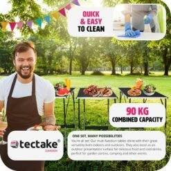 Pasting Table Made Of Aluminium 3 PCs. - Folding Table, Wallpaper Table, Wallpaper Pasting Table -Outdoor Furniture Store 12354673 4