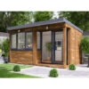 Garden Office Helena Right 4.5m X 2.5m - Insulated Home Office Studio Pod Study Room Double Glazing Pressure Treated -Outdoor Furniture Store 12664446 1