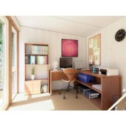 Garden Office Titania 3.5m X 2.5m - Insulated Studio Pod Home Office Study Room Double Glazing Pressure Treated -Outdoor Furniture Store 12664447 3
