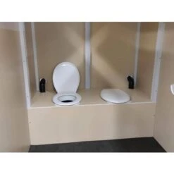 Composting Eco Toilet Solar Powered Glamping Festival Rural Fertiliser Compost Temperature Resistant -Outdoor Furniture Store 12664451 5