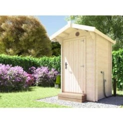 Wooden Composting Eco Toilet Glamping Allotment Rural Fertiliser Compost Air Ventilation