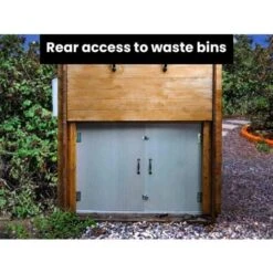 Wooden Composting Eco Toilet Glamping Allotment Rural Fertiliser Compost Air Ventilation -Outdoor Furniture Store 12664453 3