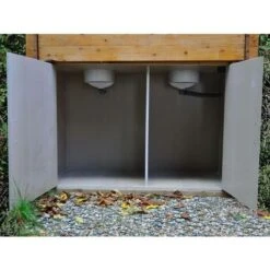Wooden Composting Eco Toilet Glamping Allotment Rural Fertiliser Compost Air Ventilation -Outdoor Furniture Store 12664453 5