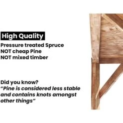 Wooden Pergola Arbour Garden Corner Bench Trellis Seating With Armrests And Mini Corner Table Gerlinde 11 Wooden Pergola Arbour Garden Corner Bench Trellis Seating With Armrests And Mini Corner Table Gerlinde -Outdoor Furniture Store 12664469 5