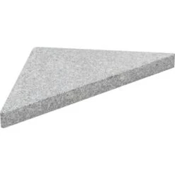Umbrella Weight Plates 4 Pcs Grey Granite Triangular 60 Kg VidaXL 10 Umbrella Weight Plates 4 Pcs Grey Granite Triangular 60 Kg VidaXL -Outdoor Furniture Store 12678522 4