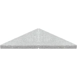 Umbrella Weight Plates 4 Pcs Grey Granite Triangular 60 Kg VidaXL 11 Umbrella Weight Plates 4 Pcs Grey Granite Triangular 60 Kg VidaXL -Outdoor Furniture Store 12678522 5