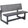 Lifetime Convertible Bench, Grey -Outdoor Furniture Store 13360578 1