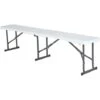 Lifetime 2 Pack 6-Foot Fold-In-Half Bench Combo (Light Commercial)