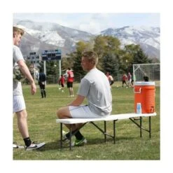 Lifetime 2 Pack 6-Foot Fold-In-Half Bench Combo (Light Commercial) -Outdoor Furniture Store 13360595 4