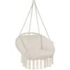 Hanging Chair Grazia - Garden Swing Seat, Hanging Egg Chair, Garden Swing Chair - Beige 2 Hanging Chair Grazia - Garden Swing Seat, Hanging Egg Chair, Garden Swing Chair - Beige -Outdoor Furniture Store 13436308 1