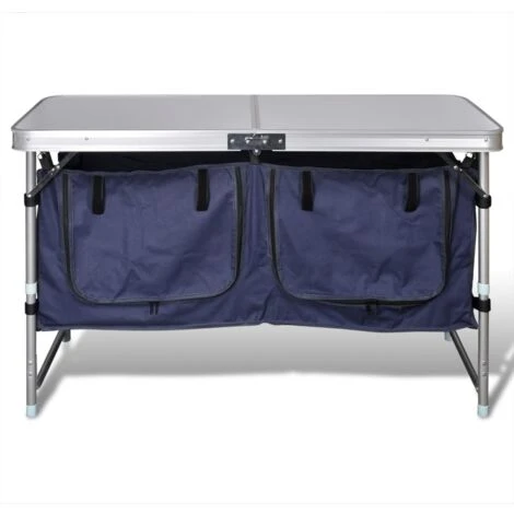 Foldable Camping Cupboard With Aluminium Frame VidaXL 4 Foldable Camping Cupboard With Aluminium Frame VidaXL - Image 2