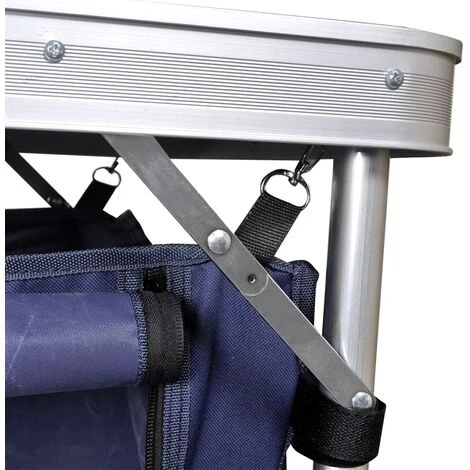 Foldable Camping Cupboard With Aluminium Frame VidaXL 5 Foldable Camping Cupboard With Aluminium Frame VidaXL - Image 3