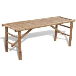 Beer Table With 2 Benches 100 Cm Bamboo VidaXL 10 Beer Table With 2 Benches 100 Cm Bamboo VidaXL -Outdoor Furniture Store 1525586 4