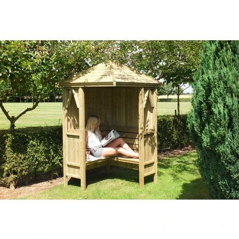 Honeysuckle Corner Arbour Garden Arch Seat Approx 4 X 4 Feet 3 Honeysuckle Corner Arbour Garden Arch Seat Approx 4 X 4 Feet
