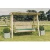 Antoinette Swing - Sits 3, Wooden Garden Swinging Chair Hammock -Outdoor Furniture Store 15759481 1