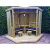 Four Seasons Garden Room - Installation Included - Decking Optional â€“ Assembly Included. Wooden Outdoor Shelter, Alfresco Dining Shelter -Outdoor Furniture Store 15759512 1