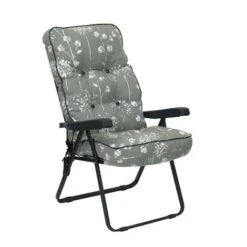 Deluxe Recliner Renaissance - L58 X W58 X H99 Cm - Grey