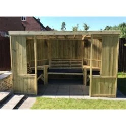 Buttercup Garden Room Shelter - Open Sided Summerhouse - Assembly Included