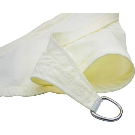 Greenbay Sun Shade Sail Garden Patio Party Sunscreen Awning Canopy 98% UV Block Triangle Cream 2x2x2m 4 Greenbay Sun Shade Sail Garden Patio Party Sunscreen Awning Canopy 98% UV Block Triangle Cream 2x2x2m - Image 2