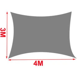 Greenbay Sun Shade Sail Garden Patio Yard Party Sunscreen Awning Canopy 98% UV Block Rectangle Terracotta 4x3m 8 Greenbay Sun Shade Sail Garden Patio Yard Party Sunscreen Awning Canopy 98% UV Block Rectangle Terracotta 4x3m -Outdoor Furniture Store 16063667 3