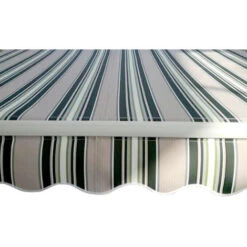 Greenbay 3 X 2.5m Manual Awning Garden Patio Canopy Sun Shade Shelter Retractable Multi-Stripe -Outdoor Furniture Store 16063691 3