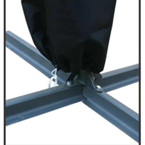 Parasol Cover For Garden Patio Sun Umbrella Cover - Strong And Durable Weather Protective Bag Black 210cm 4 Parasol Cover For Garden Patio Sun Umbrella Cover - Strong And Durable Weather Protective Bag Black 210cm - Image 2