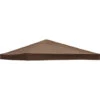 1-Tier Replacement Top Fabric For 3x3m Gazebo Pavilion Roof Canopy Coffee -Outdoor Furniture Store 16240598 1