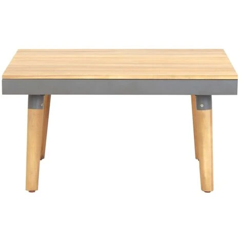 Garden Coffee Table 60x60x31.5 Cm Solid Acacia Wood VidaXL 4 Garden Coffee Table 60x60x31.5 Cm Solid Acacia Wood VidaXL - Image 2