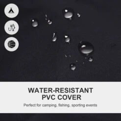 OUTSUNNY Outdoor Folding Camping Fishing Chair W/ Cup Holder, Phone Pocket, Backrest Blue 10 OUTSUNNY Outdoor Folding Camping Fishing Chair W/ Cup Holder, Phone Pocket, Backrest Blue -Outdoor Furniture Store 16968425 4