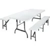 Table Bench Set Folding Camping Furniture Dining Table Bench Set Camping Table Benches Picnic Table Garden Furniture -Outdoor Furniture Store 17461972 1