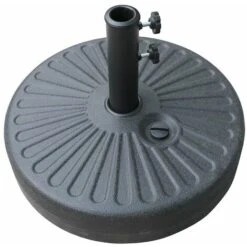 Airwave Round Plastic Parasol Base, Suitable For Non-Cantilever Parasols