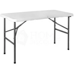 4ft Folding Table Camping Dining Heavy Duty Trestle Garden Outdoor Picnic Party Table -Outdoor Furniture Store 18014038 3