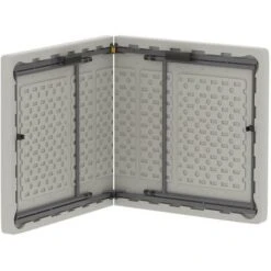 4ft Folding Table Camping Dining Heavy Duty Trestle Garden Outdoor Picnic Party Table -Outdoor Furniture Store 18014038 5