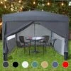 KMS BIRCHTREE Pop Up Gazebo 3X3M Grey -Outdoor Furniture Store 18019700 1