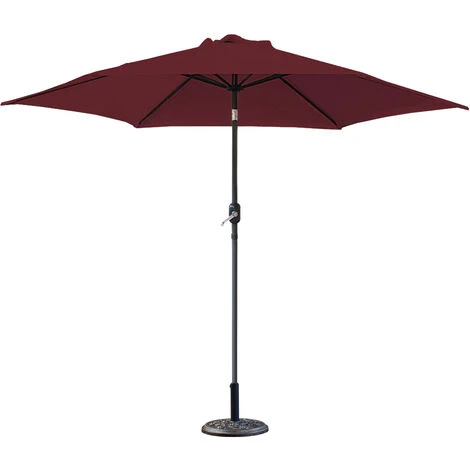 Greenbay 12kg Cement Concrete Round Parasol Base Umbrella Stand Weights Garden Outdoor Accessories Rose Pattern Cast Iron Effect 7 Greenbay 12kg Cement Concrete Round Parasol Base Umbrella Stand Weights Garden Outdoor Accessories Rose Pattern Cast Iron Effect - Image 5